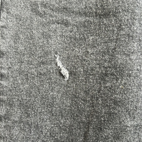 ALLSAINTS Dean Damaged Slim Fit Cropped Jeans in Washed Black Size 38 - Picture 9 of 13